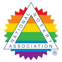 NNA Certified Rainbow Notary and Nuptials Badge