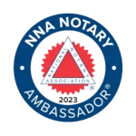 2023 NNA Notary Ambassador badge
