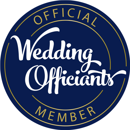 Official Wedding Officiants membership badge.