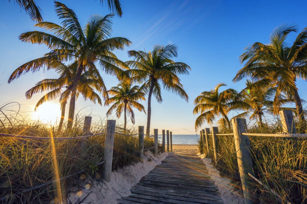 Famous passage to the beach