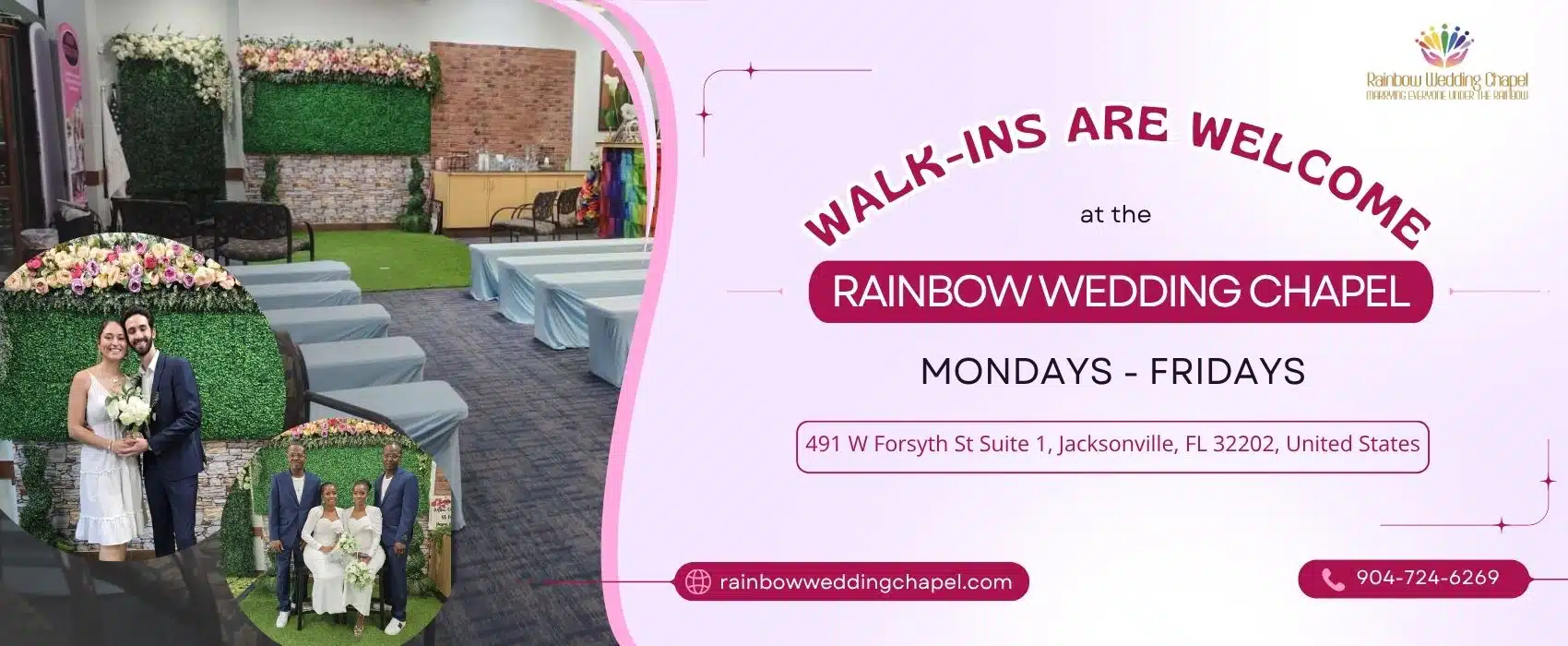 West Pensacola Online Notary Services - Rainbow Notary And Nuptials - Walkin Pop up