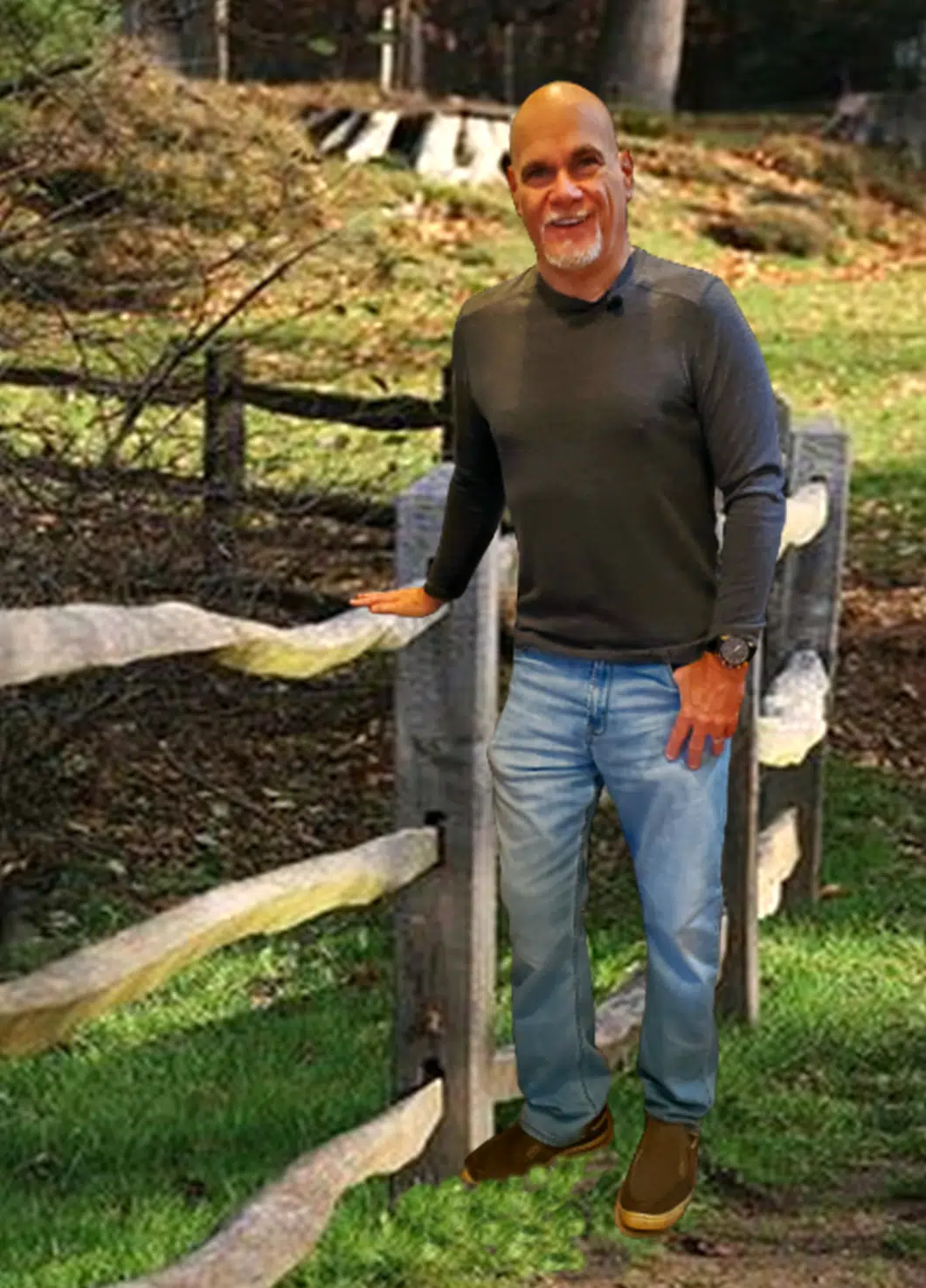 Roy Garten By Fence