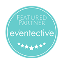 Featured partner Eventective badge with stars.