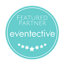 Featured partner Eventective badge with stars.